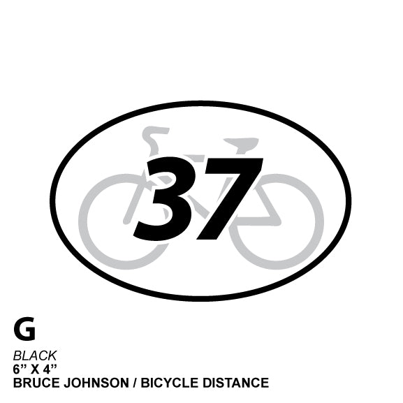 37 Mile Cycle Distance (59.5k)