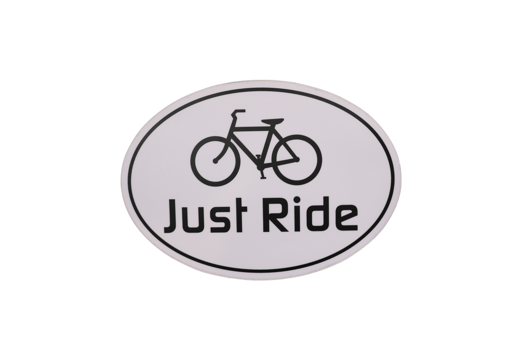 "Just Ride" Bicycle Sticker
