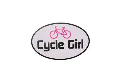 "Cycle Girl" Bicycle Sticker