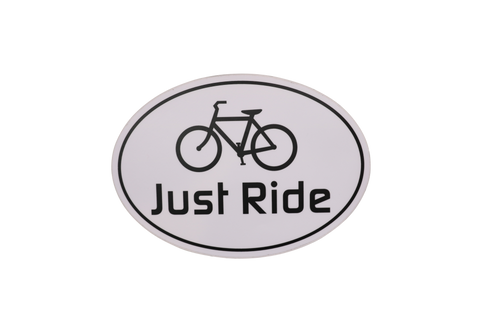 "Just Ride" Bicycle Sticker